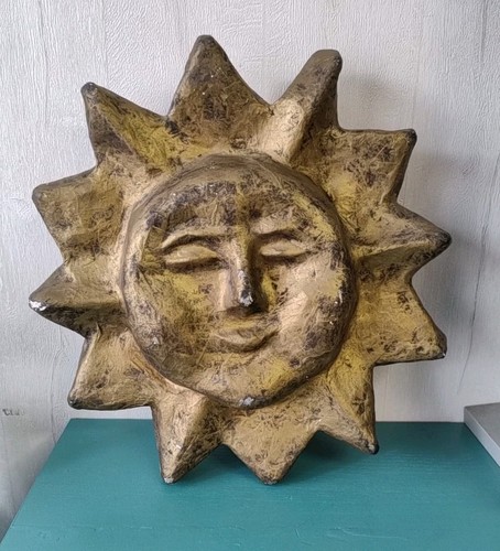 Rare sculpture grand soleil - , en