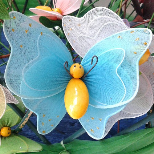 Farfalla bomboniera celeste - bomboniera,