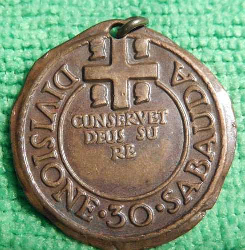 Medaglia divisione sabaudia - 30,