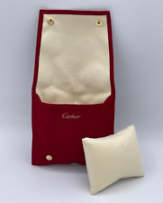 Cartier pochette da viaggio travel box clutch rosso red new