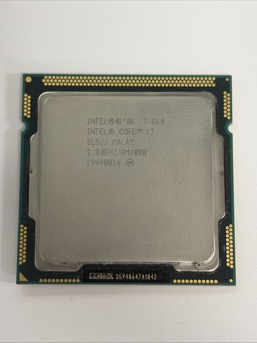 Cpu intel core - core, i7-860