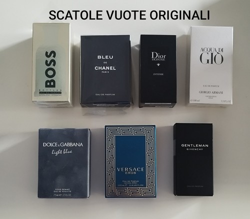 Scatole profumo uomo originali - scatole,