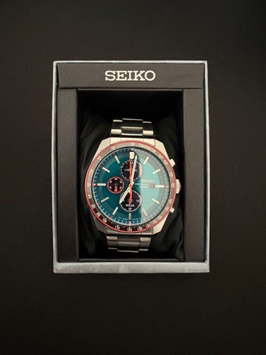 Seiko solar chronograph