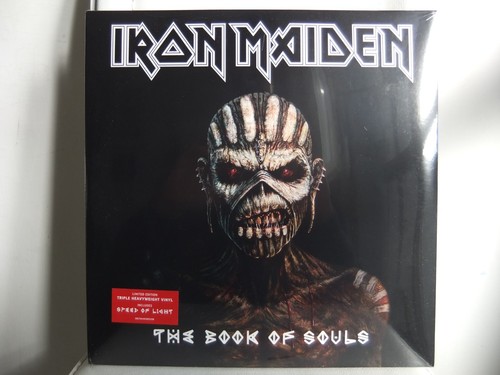 Iron maiden 3lp vinile - maiden, nero