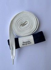 2 paia di Lacci per scarpe stile  McQueen Nero , bianco  °