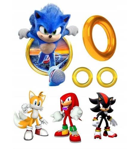 Sonic commestibile party - commestibile,