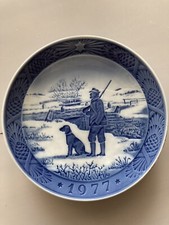 Piatti di Natale Royal Copenhagen, anno 1977