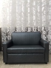 SCORRI LE FOTO Divano 2 Posti Comodo Artigianale Ecopelle Artigianato Made Italy