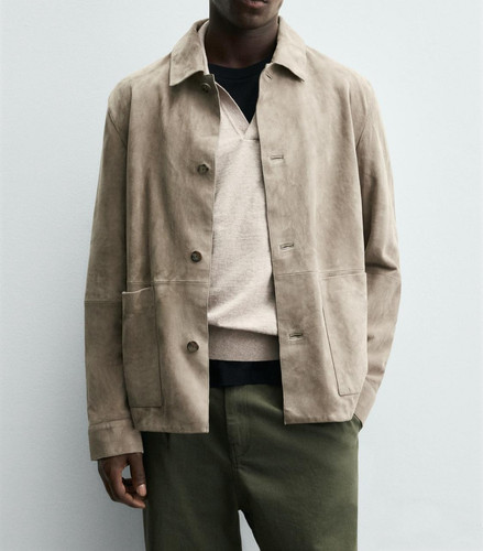Zara giacca uomo - giacca, scamosciata