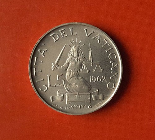 Lire 1962 vaticano - 1962,