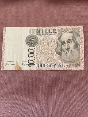 Banconota 1000 mille lire - banconota,