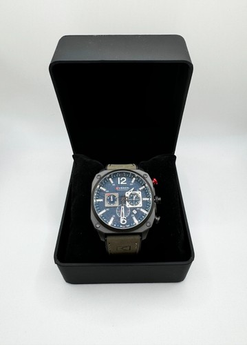 Orologio uomo pelle grigio - orologio,