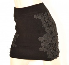 Mini gonna donna corta nera