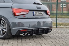 Attacco Posteriore Racing Inserto Posteriore Diffusore in ABS per AUDI S1 8X Senza Registrazione 
