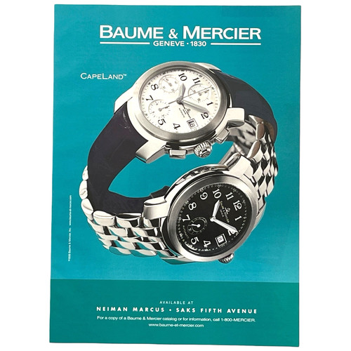 Orologio doppio baume and - doppio,