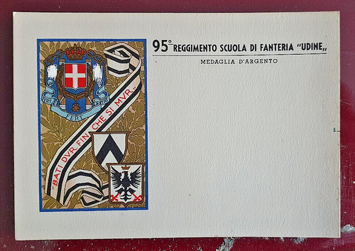 Cartolina reggimento scuola - 95,