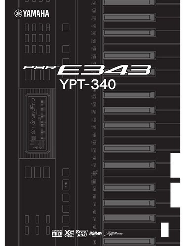 Yamaha psr e343 - psr-e343, ypt-340