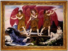 Quadro olio Evelyn De Morgan