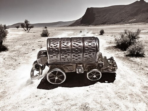 Ciondolo argento antico - , carro