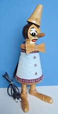 PINOCCHIO WOOD TABLE LAMP ART