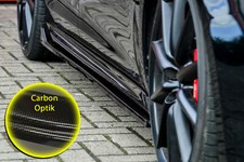 Cup4 minigonne laterali in ABS adatte per Alfa Romeo Giulietta 940 effetto carbonio