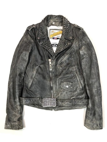 Giacca pelle biker schott - pelle,