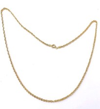 Catenina in ORO GIALLO 60cm Catena a Funetta ORO 18 KT 750% List. 595€