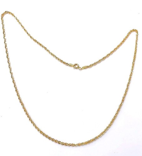 Catenina oro giallo 60cm - catenina,