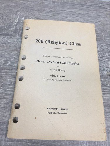 200 class dewey - 200,