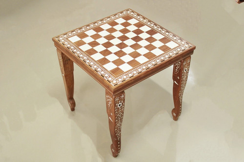 Tavolo gioco scacchi legno - gioco,