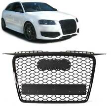 Calandra griglia mascherina Audi A3 8P 05-08 nido d'ape nera lucida RS3 look