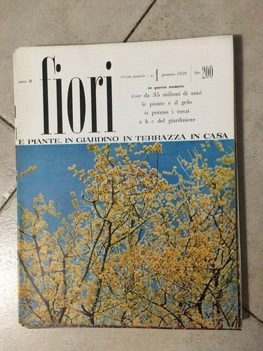 1959 lotto riviste fiori - 1959, e