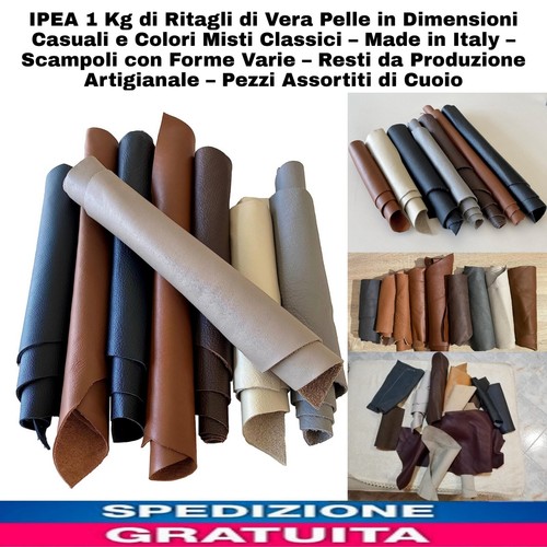 Ritagli di vera pelle - kg,
