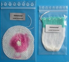 2 Calze incandescenti - Faretto di prova contatore Geiger, gamma scout, potenza di dose