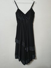 Abito elegante nero midi