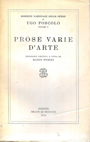 Prose varie arte - d, '