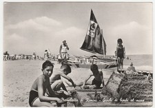 MAREBELLO DI RIMINI - GIOCHI DI BIMBI AL MARE - VIAGG. 1952 -31645-