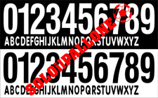 kit nome + numero plastichina x maglia juventus 00-01-02-03 lotto nero o bianco.