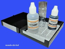 Kit Esame Durezza Analisi Acqua Test Calcare Gradi Francesi Titrant Addolcitore