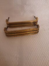 Coppia maniglie ottone brass  handle vintage anni 50/60 modernariato gio ponti