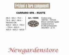 Disco frizione 15586 trattore