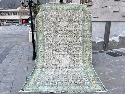 Tappeto vintage oushak 6x10 - tappeto,