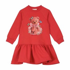 MONNALISA Abito felpa rosso