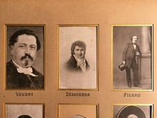 Le Caveau société bachique Portrait de 24 artistes c. 1880 Paris France Bacchus