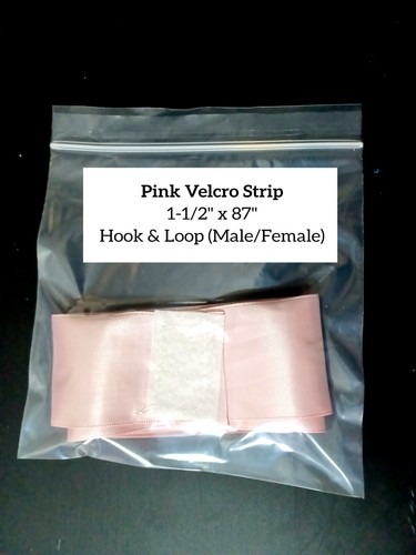 Striscia rosa con - gancio, e