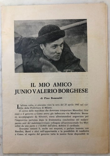 Rarissimo destra pino romualdi - rarissimo,