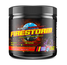 Global Supremacy Firestorm Advanced pre-allenamento 30 porzioni fragola selvatica