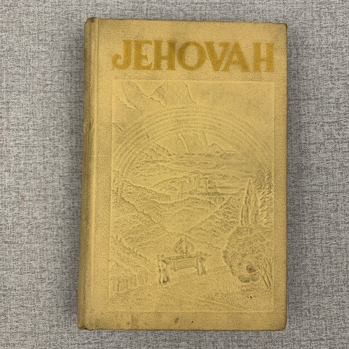 Jehovah 1934 1st printing - 1934,
