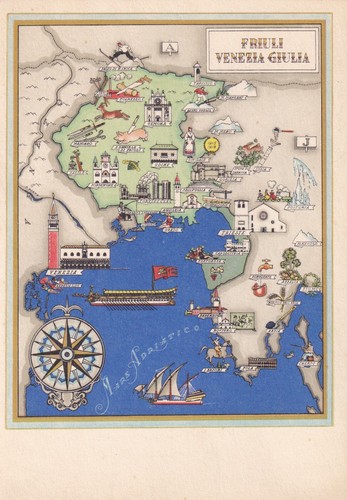 Cartolina trieste friuli - trieste, ,friuli