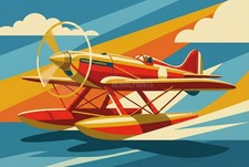 Poster vintage MACCHI MC72 -